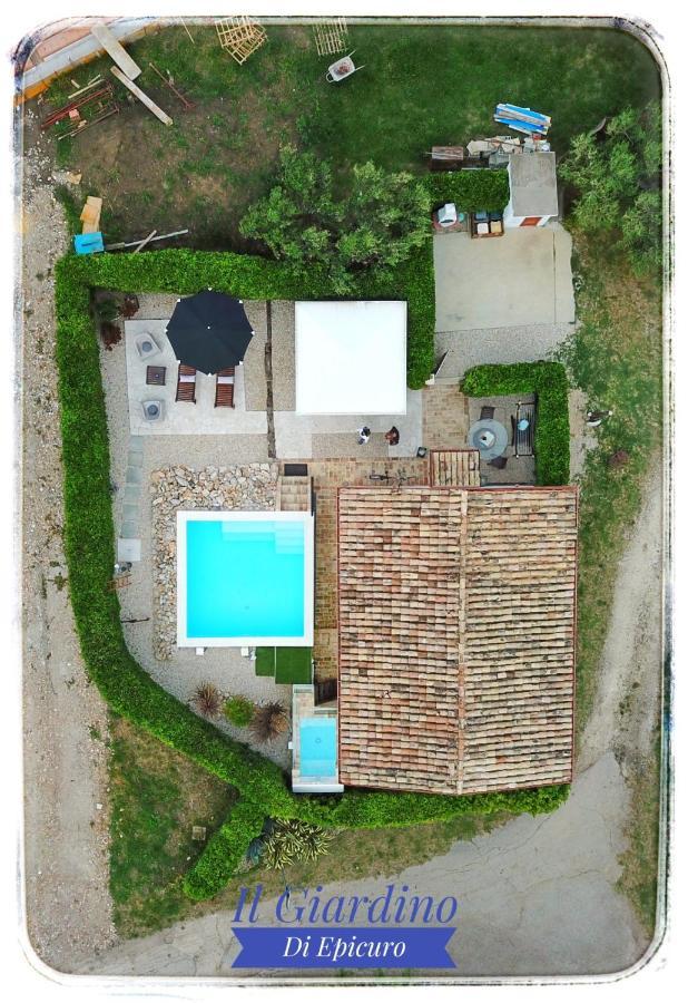 Bed and Breakfast Il Giardino Di Epicuro Rocca San Giovanni Exterior foto